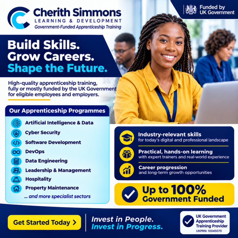 Cherith Simmons Learning & Development: Government-Funded Apprenticeship Training