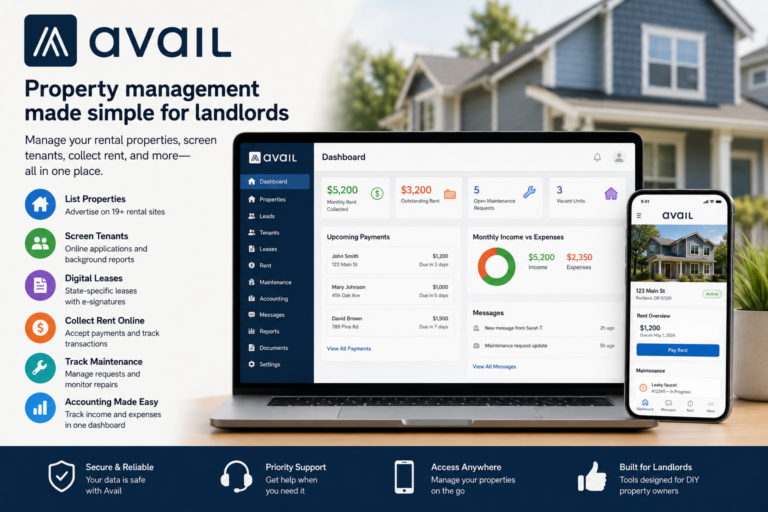 Avail: A Simple Way for Landlords to Manage Rental Properties