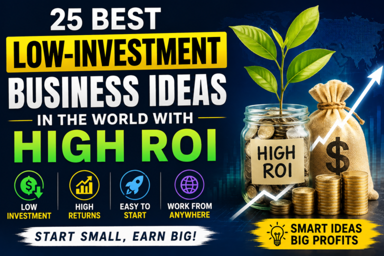 Best Low-Investment Business Ideas with High ROI to Start in 2026