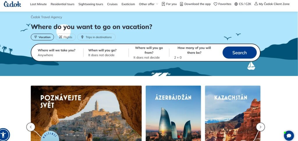 Čedok: Your Guide to Holidays, Tours and Travel Services