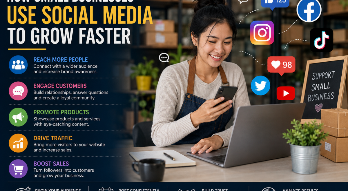How Small Businesses Use Social Media to Grow Faster